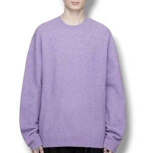 Nanushka Purple Lilac Jetse Oversized Wool Sweater Size Medium
